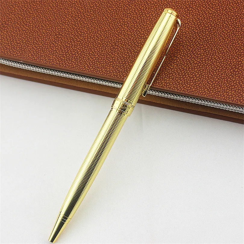 Высококачественная Роскошная шариковая ручка с синим наполнителем 0 7 мм