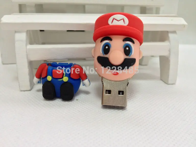 USB stick/! creativo Супер мультфильм рис Марио игры pen drive модель usd диска 8 ГБ 16 32 64 Flash Drive 2.0