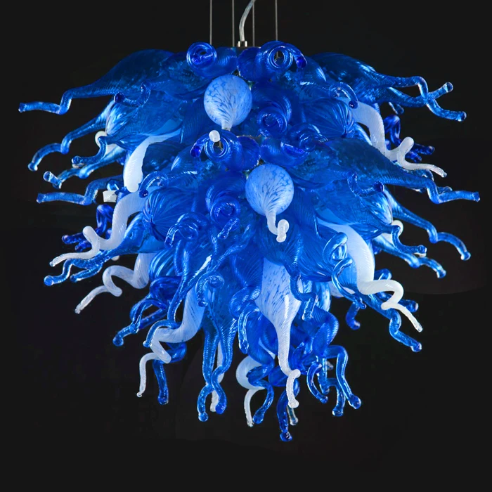 

Modern New Design Luxury LED Light Source Indoor Art Deco Style Hand Blown Murano Glass Chandelier Lamp