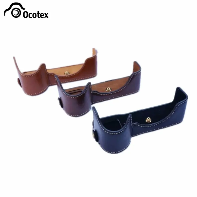 Ocotex Классический чехол из искусственной кожи с полукамерой для Sony ILCE 7M2 A7II A7 II