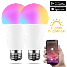 Новая беспроводная Bluetooth 4,0 умная лампа Домашний Светильник ing лампа 10 Вт E27 Magic RGB+ W Светодиодный светильник с регулируемой яркостью для IOS/Android