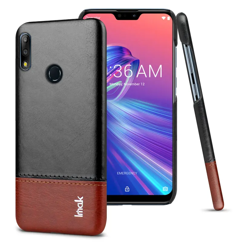 IMAK Ruiyi серия Роскошная кожа из искусственной кожи чехол для Asus Zenfone Max Pro (M2) ZB631KL