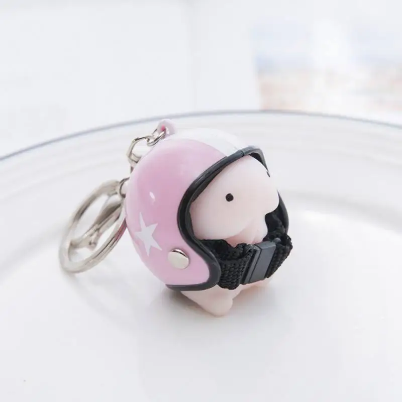 Милый шлем брелок лечение Декор подарок Забавный с игрушкой украшение