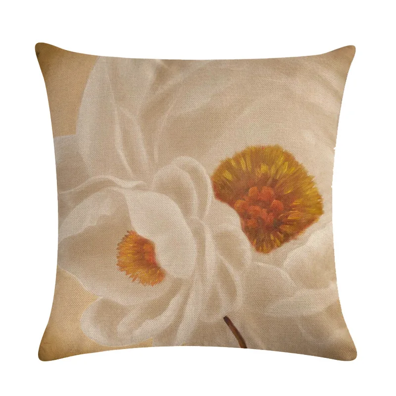 Картины оптом цветок Хлопок и лен с принтом подушка крышка лист наволочка для