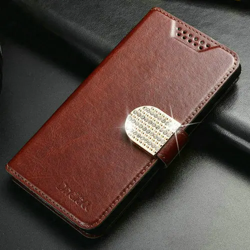 Brown With Diamond Dneilacc чехол для CoolPad Порто S E570 кошелек цветок кожаный чехол-подставка Coque/Чехол - Цвет: Brown With Diamond