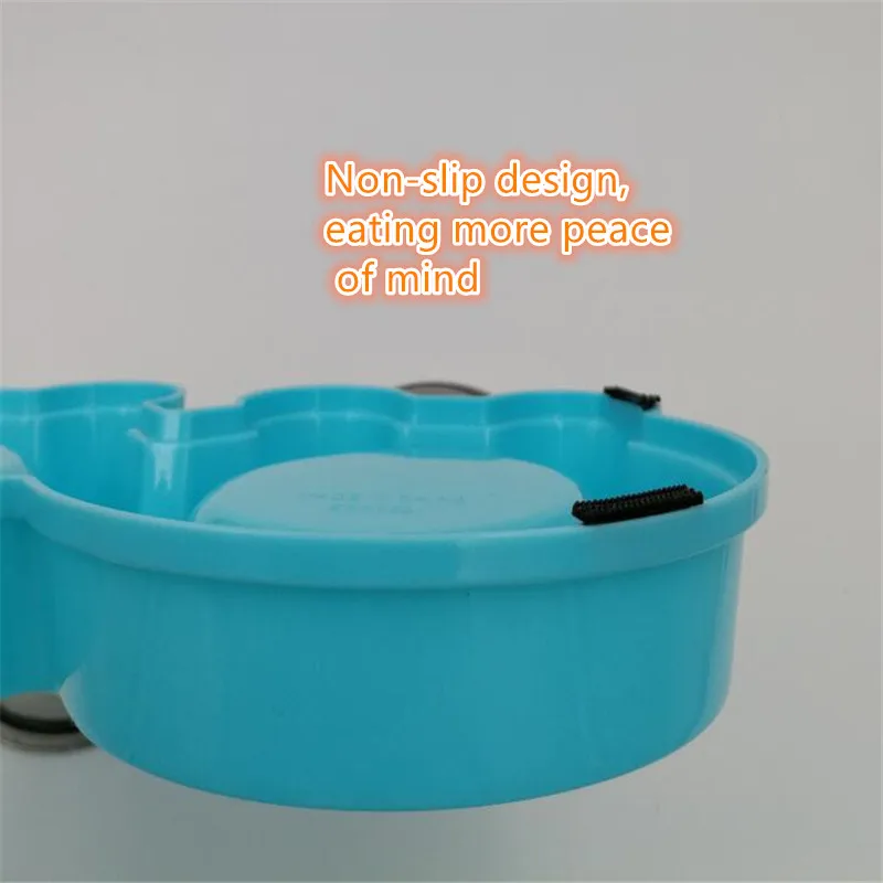 Миска для питомца собаки из нержавеющей стали двойного назначения сопротивление