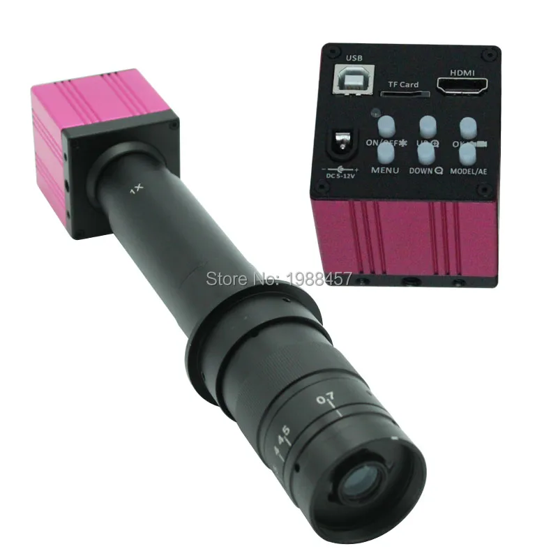HD 16MP HDMI USB цифровой промышленный видео осмотр микроскоп камера набор tf карта