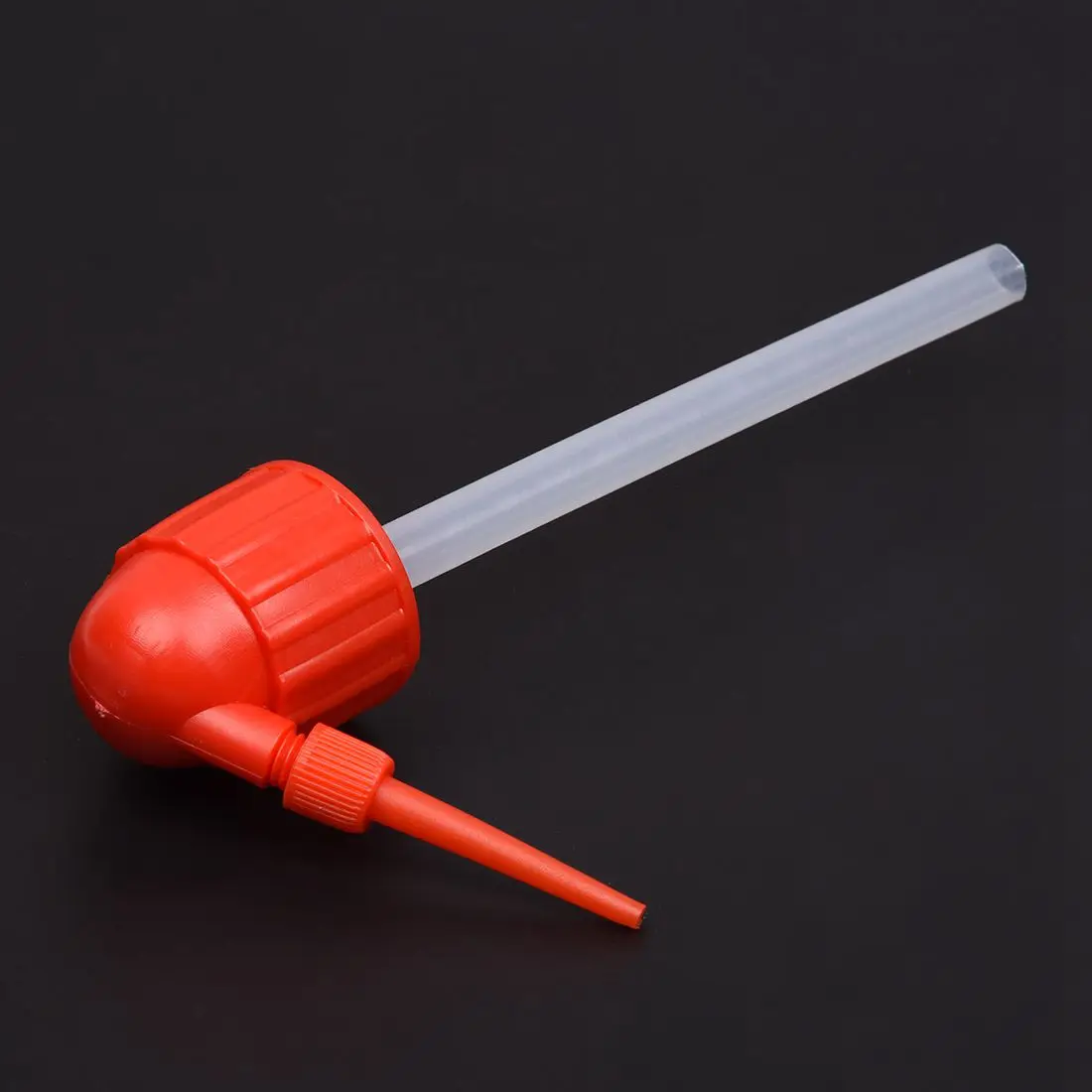 Красная крышка прозрачная белая пластиковая лабораторная измерительная бутылка