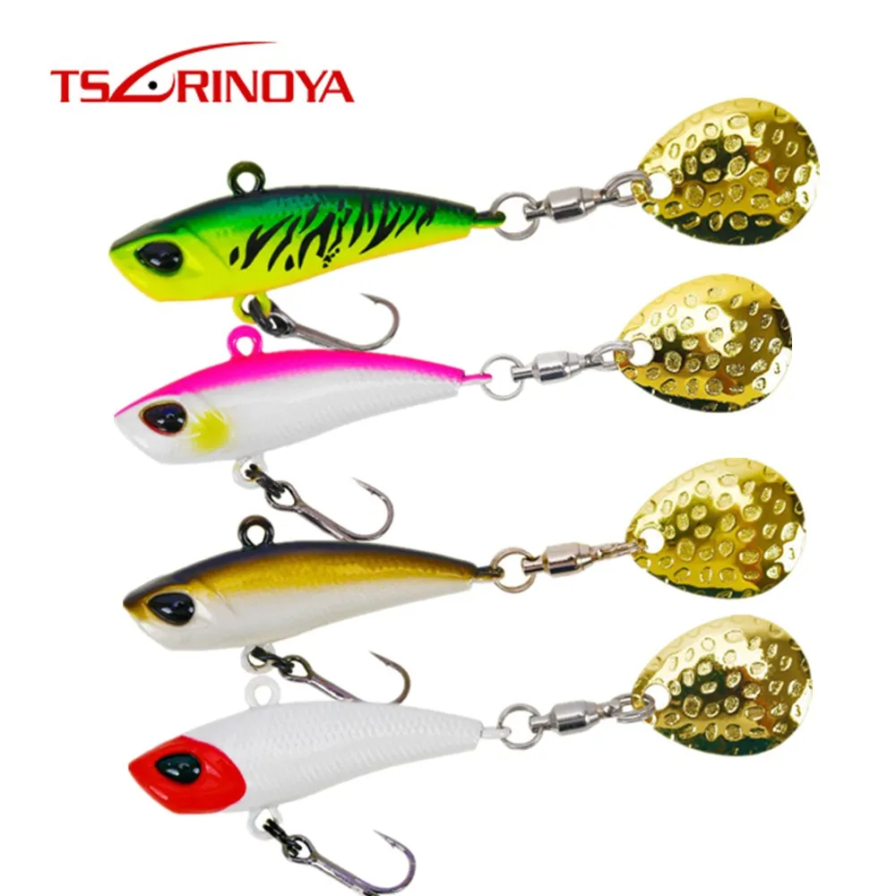 TSURINOYA 2018 новый металлический мини ВИБ с ложкой рыболовная приманка 12g17g