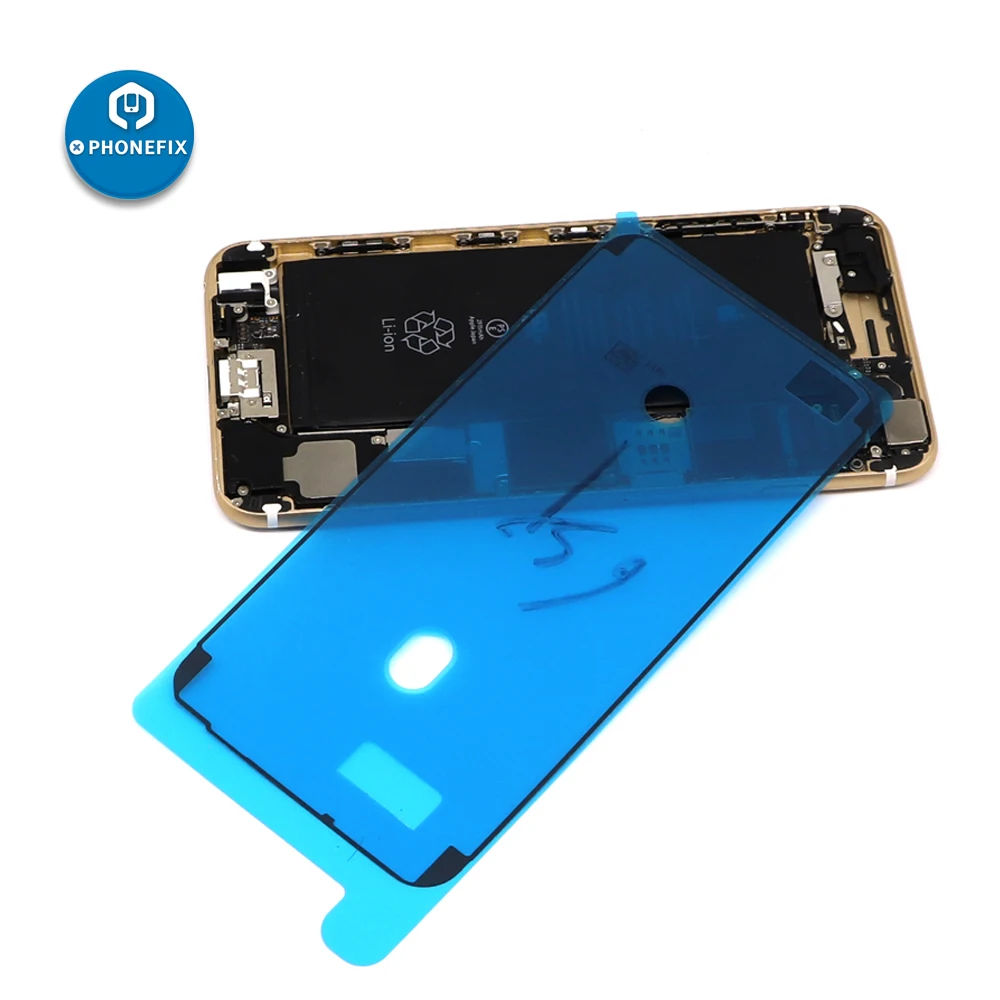 2 шт. ЖК-экран клейкие полоски Замена для iPhone 6S 7 8 X MAX XR передний корпус рамка водонепроницаемый клей