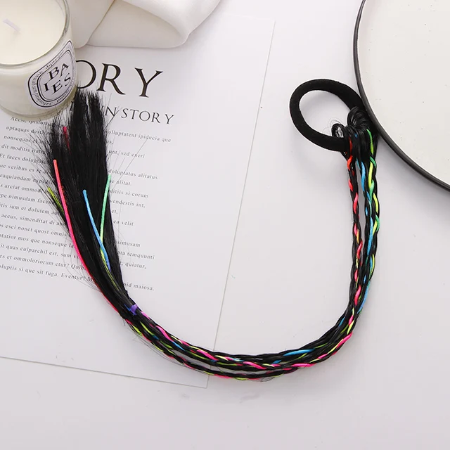 Mixed color 3 Красивый цветок мяч сердце парик кольцо эластичные резинки для волос девушки конский хвост держатель резиновые трикотажные резинки для волос головные уборы аксессуары для волос - Цвет: Mixed color 3