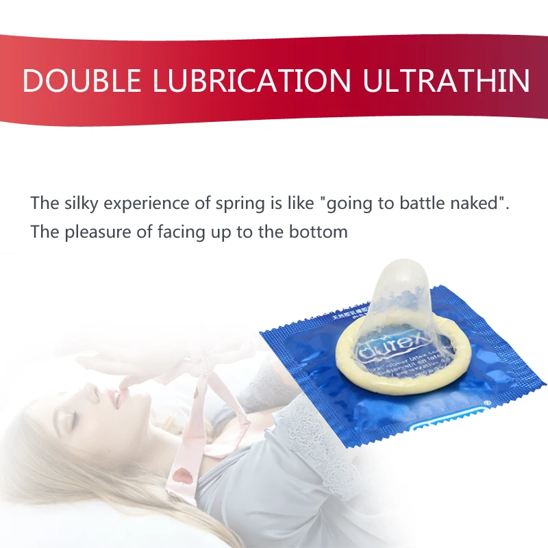 Презервативы Durex Ультра тонкий натуральный Латекс резиновый пенис для мужчин