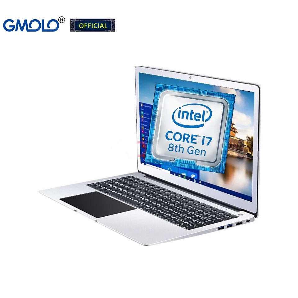 GMOLO 15 6 Core I7 8550U 8th Gen четырехъядерный процессор 8 потоков 16 Гб DDR4 RAM 256 ГБ SSD 1 ТБ HDD