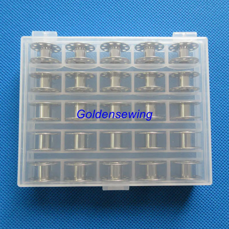 Коробка для бобин + 25 BERNINA BOBBINS ACTIVA AURORA VIRTUOSA 830930 1230|Швейные инструменты и