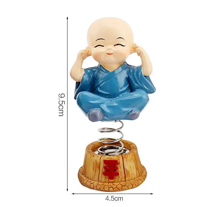 4 шт./компл. весна милый мультфильм маленький монах кукла украшение авто