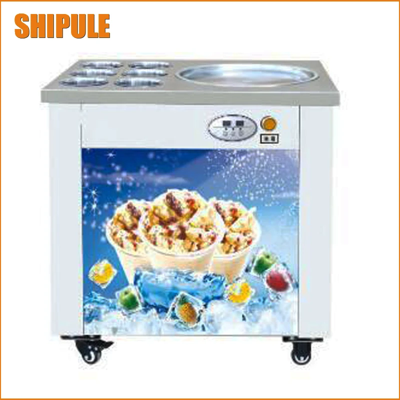 Бесплатная доставка одна сковорода с 6 охлаждающими ведрами машина для