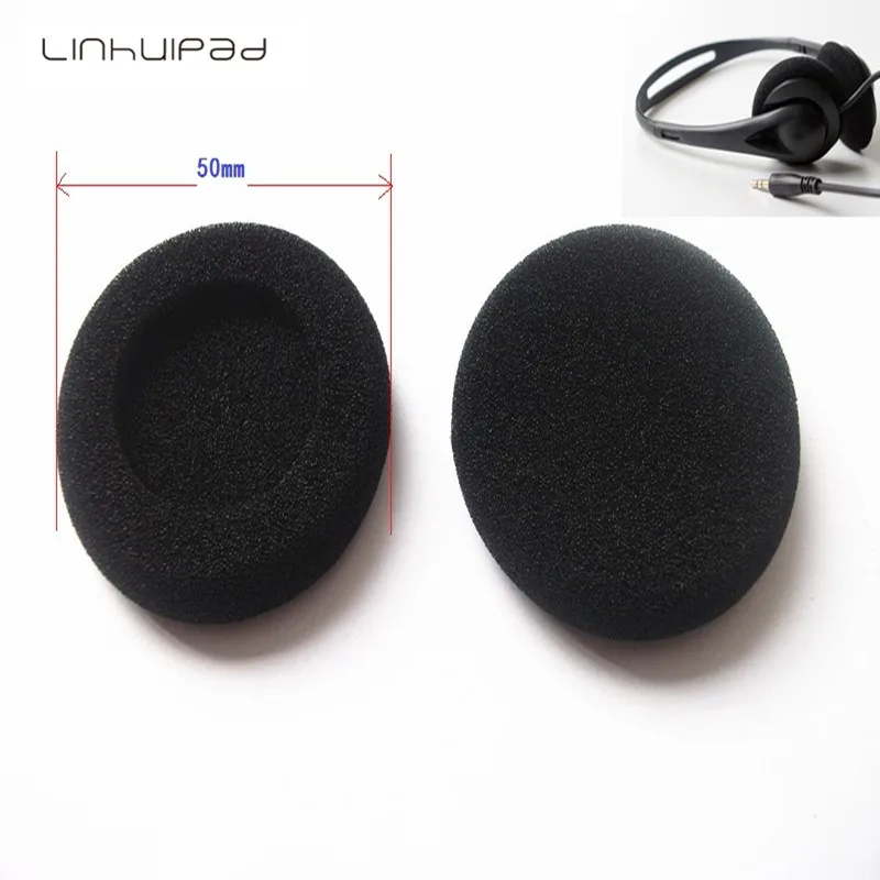 Linhuipad 50 мм наволочка для наушников из пеноматериала S ennheiser PC130 PC131 PX100 PX80 5000