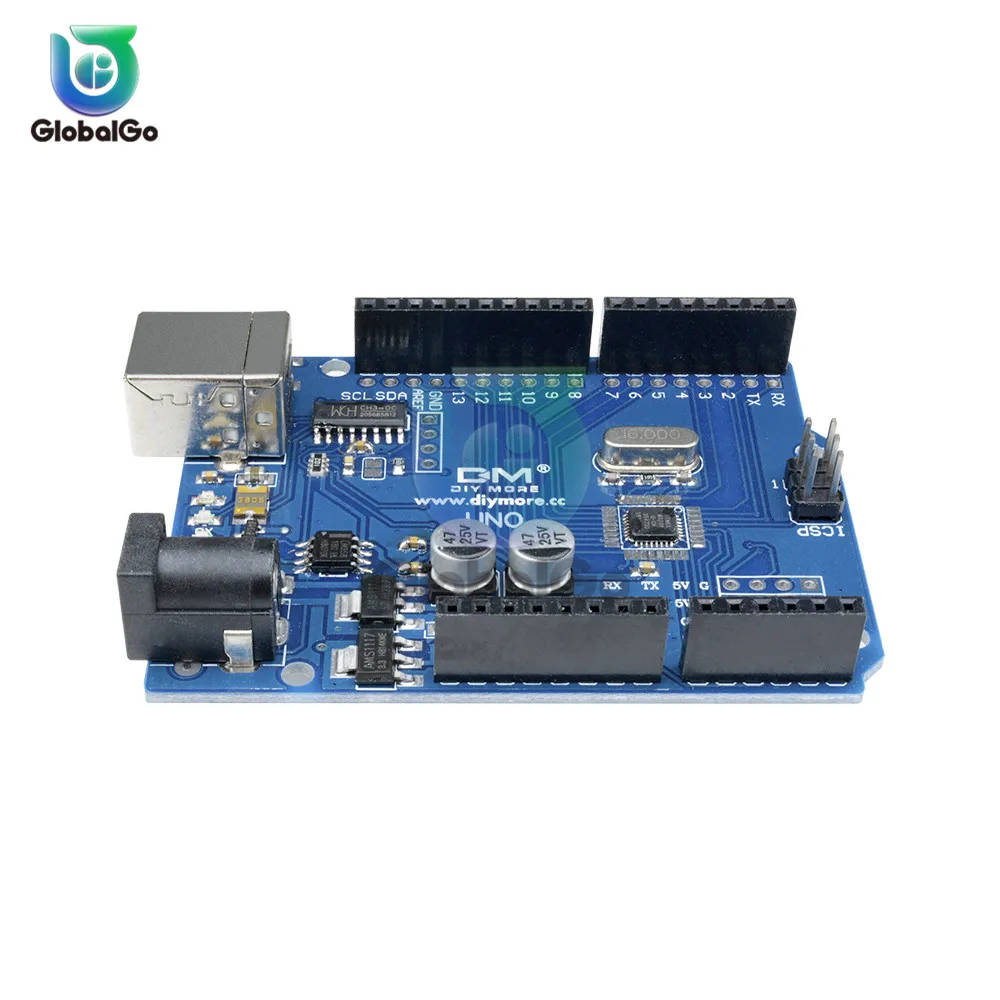 Версия CH340 для Arduino UNO R3 квадратный порт типа B USB макетная плата драйвера модуль 16