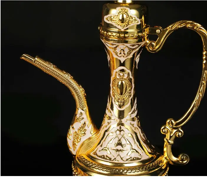 8 шт./компл. Золотой металлический винный набор в стиле ретро 1flagon6cup спиртовой