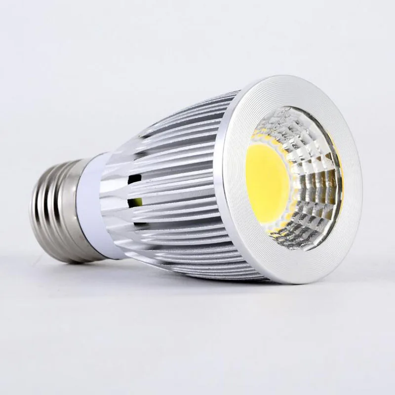 Светодиодные лампы MR16 GU10 E27 12V 220V 9w 12w 15w с регулируемой яркостью СИД Cob прожектор
