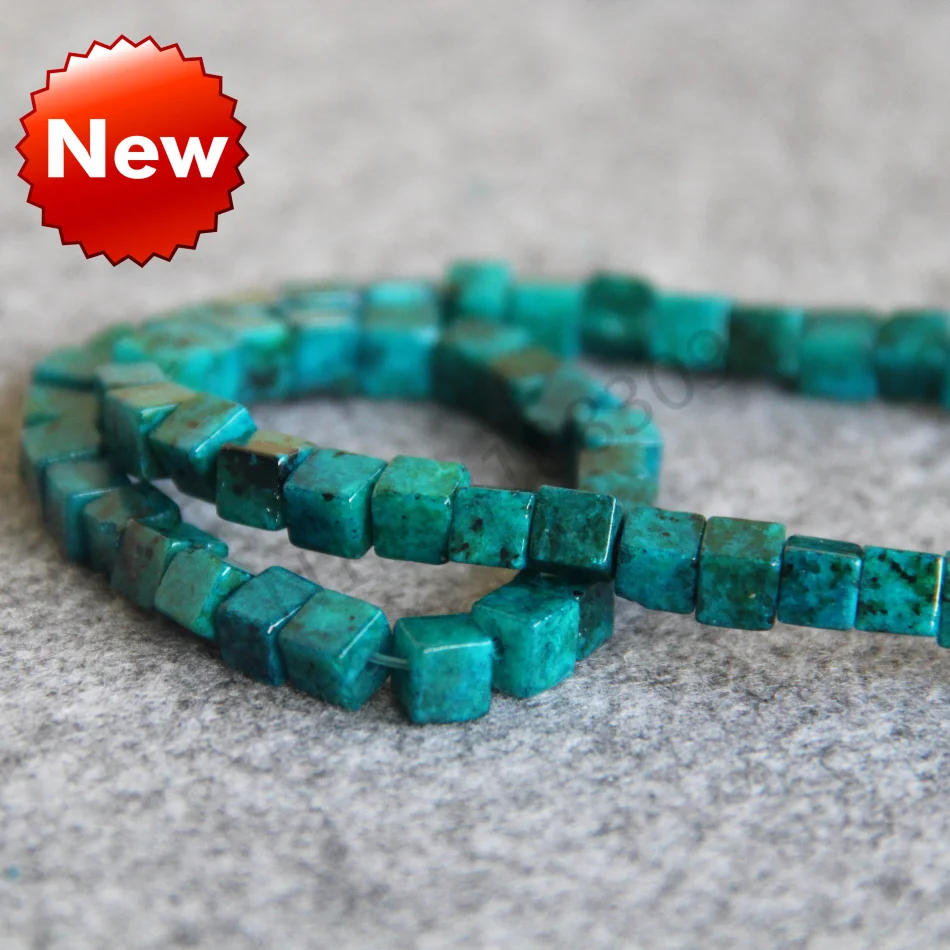 Высокое качество 4 мм зеленый кубический бисер маленькая квадратная форма 15