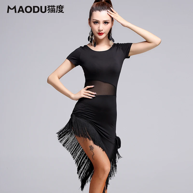 Женское платье для латиноамериканских танцев взрослых женское выступлений