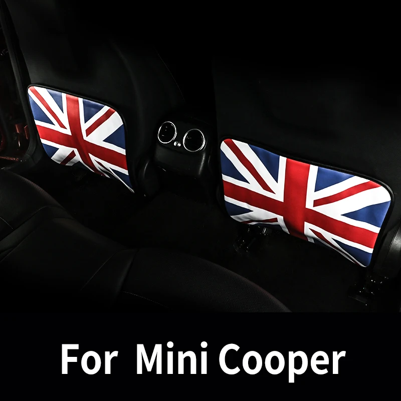 Car Seat Back Panel Protection Mat Anti Kick Pad For Mini Cooper R56 R60 F54 Clubman F55 F56 F60 Countryman