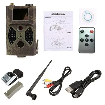 Охота Камера Новый HC 300M Скаутинг HD GPRS и MMS цифровой инфракрасный след gsm ИК s|hunting
