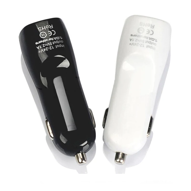 Автомобильное зарядное устройство с двумя USB портами 300 а для iPhone 6|Зарядные