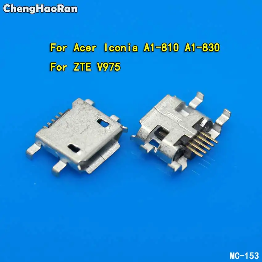 ChengHaoRan Micro USB разъем для зарядки Разъем Порт коннектор док-разъем V8 UB104 Acer Iconia A1-810 ZTE