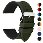 Силиконовый ремешок для часов, 22 мм, силиконовый ремешок на запястье, ремешок для часов, быстросъемный ремешок для 18 мм, 20 мм, 22 мм, 24 мм