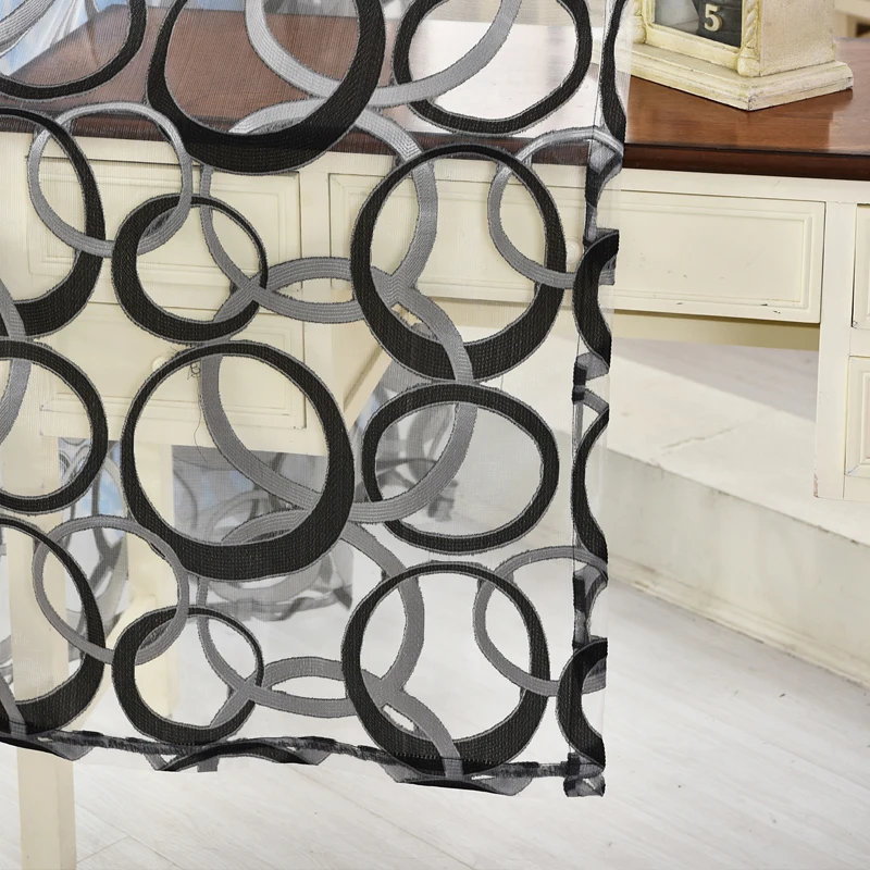 NAPEARL 1 шт. современные прозрачные тюлевые шторы из органзы оконные прозрачная