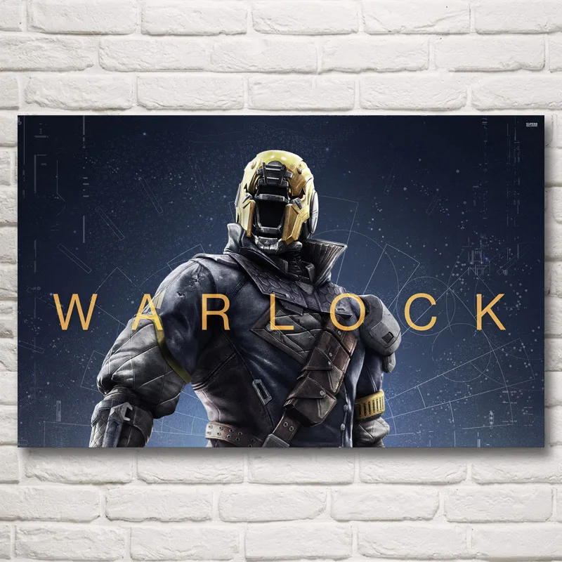FOOCAME Destiny видео игра искусство шелковая ткань постер печатает фотографии для гостиной украшение дома 12x19 15x24 19x30 22x35 дюймов - Цвет: 006