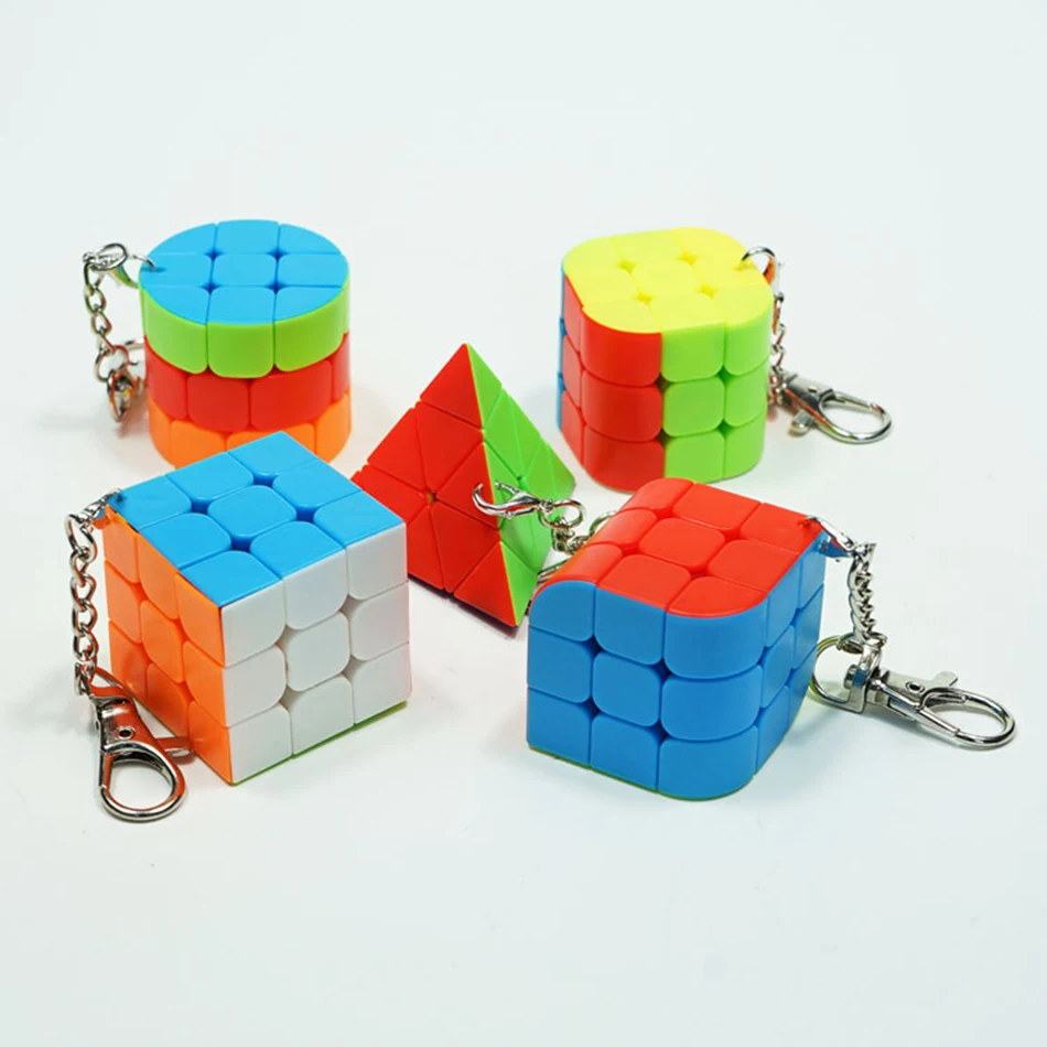 2x2 3x3 треугольный Плющ колонна магический куб брелки головоломка игрушка