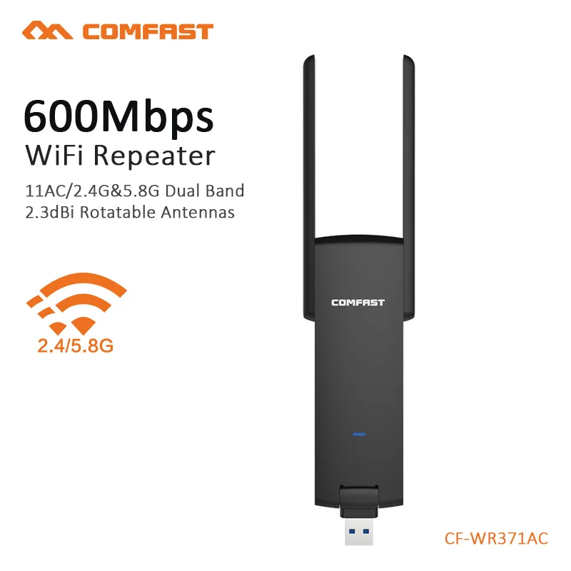 COMFAST беспроводной usb ретранслятор AC 600 Mbps WiFi Антенна портативный сигнал Wi Fi