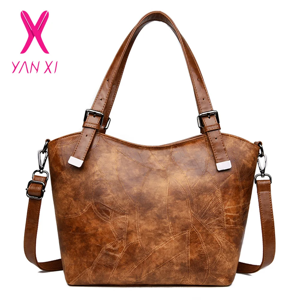 YANXI новые зимние женские сумки большая Вместительная женская сумка