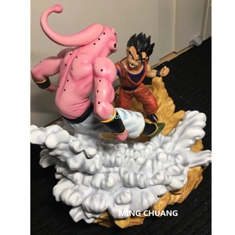 12 &quotДраконий жемчуг статуя Супер Saiyan бюст Сон Гоку бой Majin Buu полная длина портрет