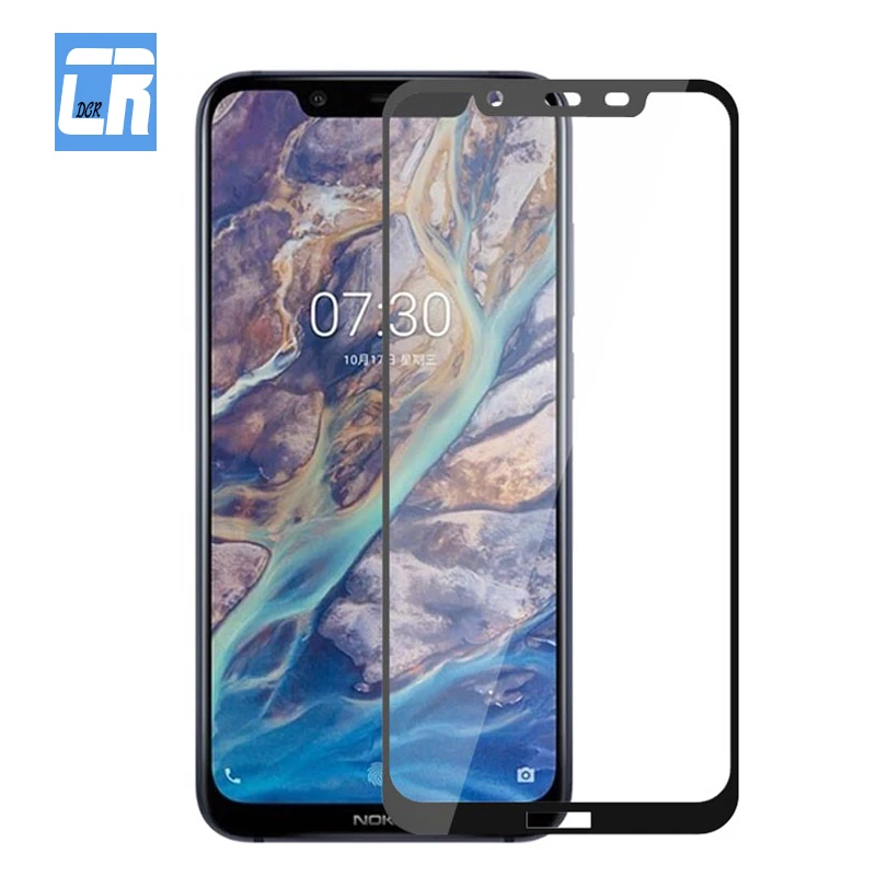 Защитное стекло с полным покрытием для Nokia 8 5 6 2018 X7 X6 X5 Защита экрана 1 3 7 2 Plus