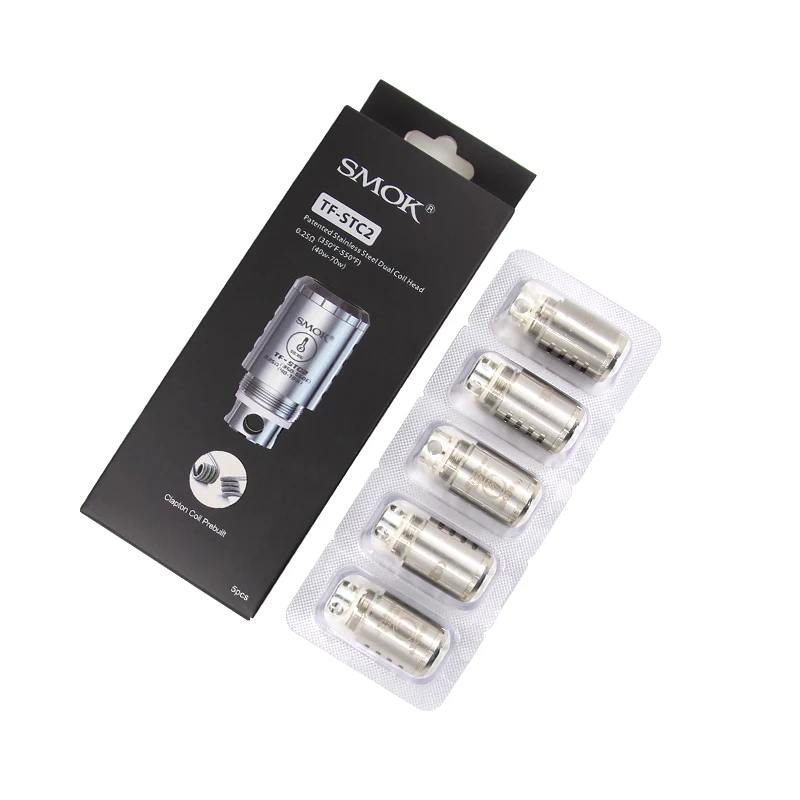 100% оригинальная катушка Smok TF-STC2 TFV4 STC2 0.25ohm сердечник для мини-бака | Электроника