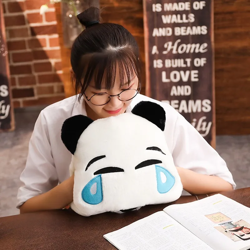 Birthday gifts Cartoon panda plush hand warmer warm handbags not charging double intervene pillow Shou Wu Christmas | Игрушки и хобби