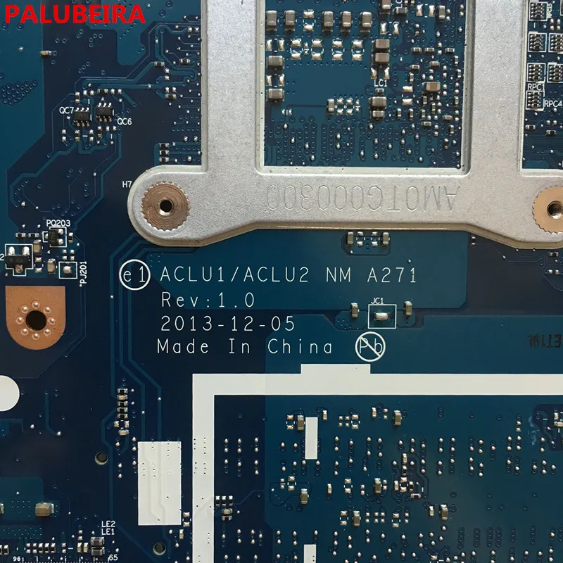 PALUBEIRA ACLU1 ACLU2 NM A271 материнская плата для ноутбука lenovo Ideapad G40 70 14 дюймов DDR3 с I3