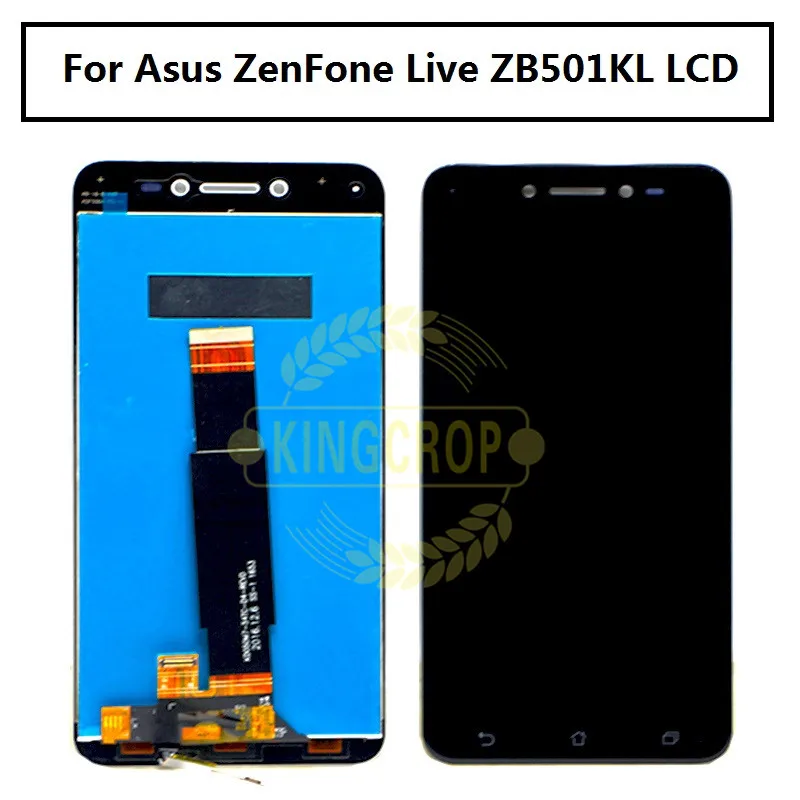 ЖК дисплей с сенсорным экраном для Asus ZenFone Live ZB501KL X00FD A007 черного и белого цвета|lcd