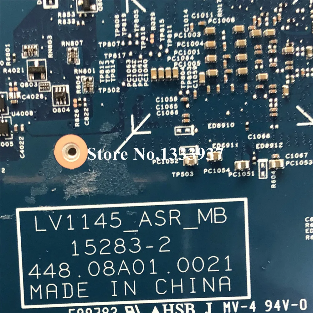 

5B20L80171 mainboard for Lenovo V110-15AST Laptop Motherboard A6 RAM 4G LV1145_ASR_MB 15283-2 448.08A021