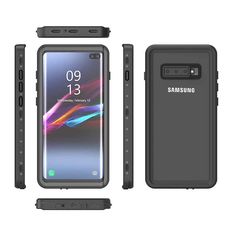Водонепроницаемый чехол для Samsung Galaxy S10 / PLUS Redpepper IP68 ударопрочный серфинга с