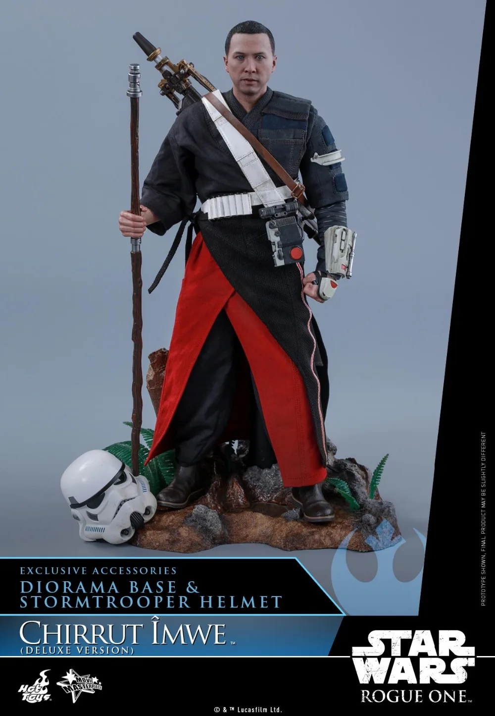 Горячие игрушки Rogue One: A Star Wars Story 1/6 масштаб Chirrut Imwe Donnie Yen набор коллекционных фигурок