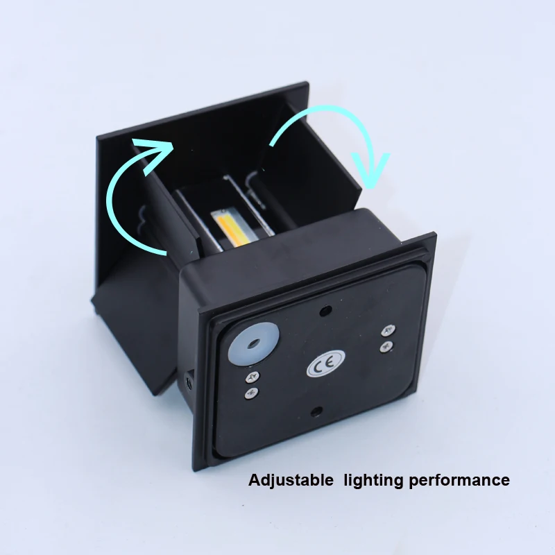 Kopen Nieuwe Collectie 3 In 1 Verwisselbare Kleur Wandlamp Outdoor Verlichting IP65 Waterdichte Buitenkant Aluminium Cube Up Down Muur Muur Licht