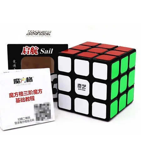 QIYI Профессиональный Кубик Рубика 3X3 4X4 Neo Cubo головоломка скорость зеркальный волшебный куб Металл Обучение Образование Дети Взрослые кубический Рубин игрушка - Цвет: 3X3X3