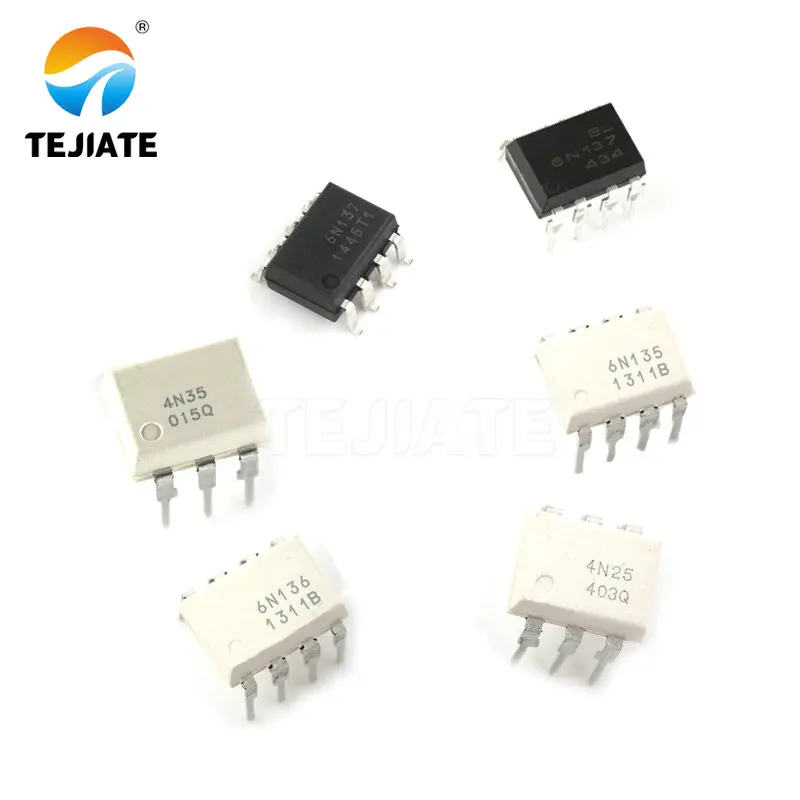 6n137 6n136 6n135 4n35 4n25 sop 6 высокой скорости photocoupler прямой вставить чип dip ик|Интегральные