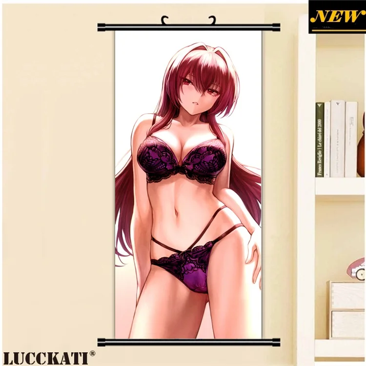 45X95 см Fate grand order Fate/go Fgo Сексуальная лоли каплей мультфильм аниме Настенная картина плакат прокрутки Ткань Холст Живопись 7
