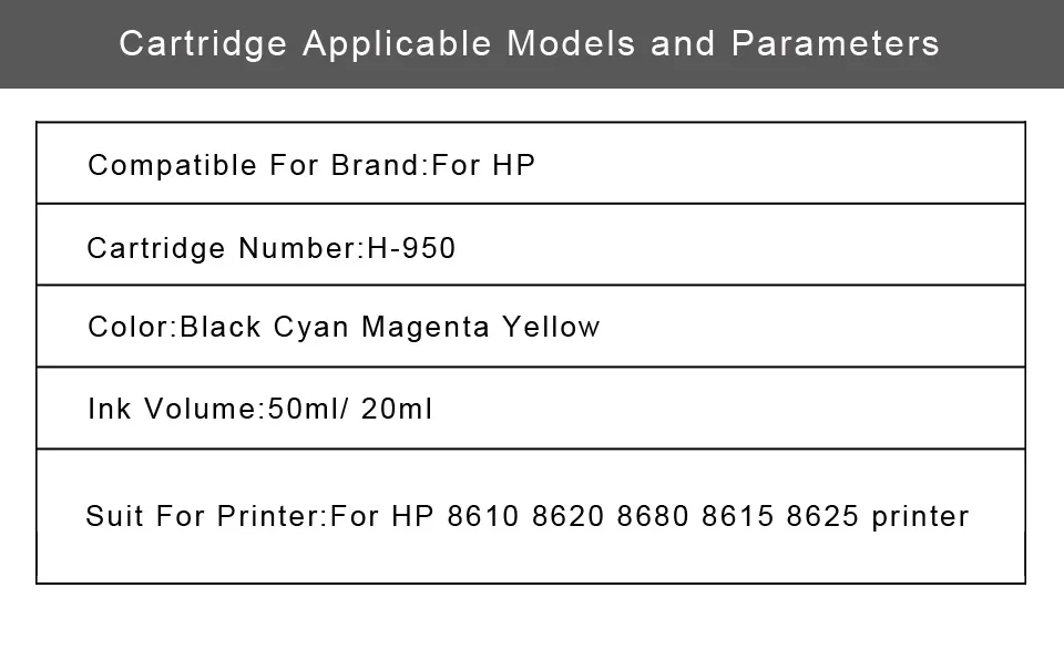 INKARENA совместимый картридж с чернилами Замена для hp 950 XL 951 XL Officejet Pro 8600 8100 8610 8680 8615 8620 8630 8660 принтер